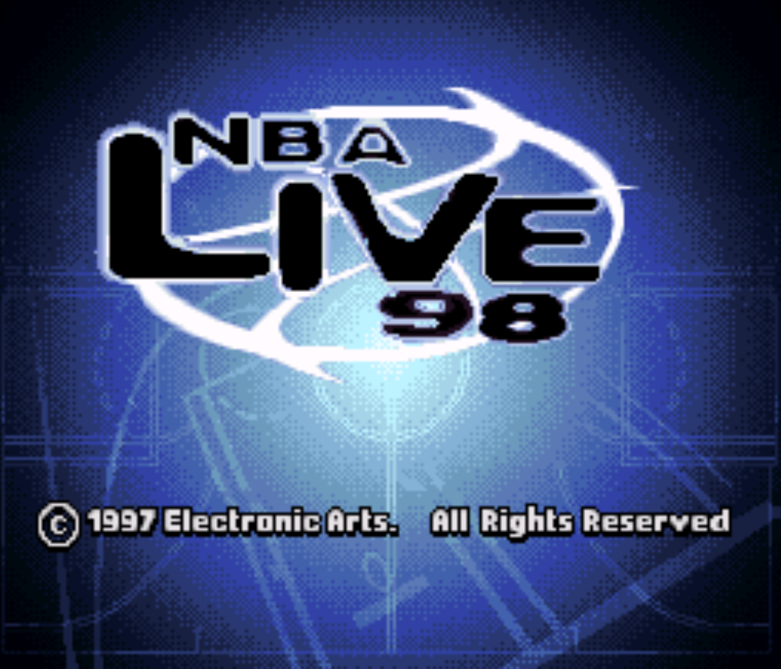 NBA Live 98 Title Screen